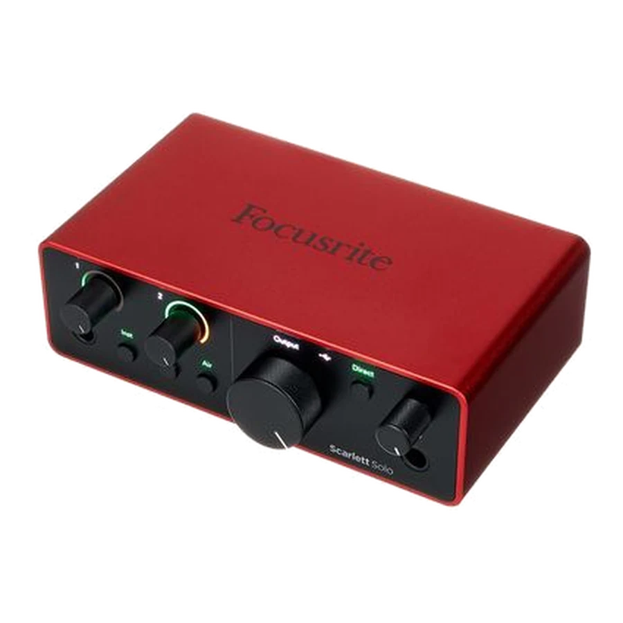 Focusrite Scarlett Solo 4th Gen